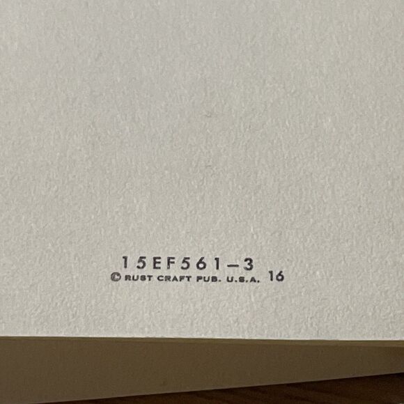 Vtg Rust Craft Easter Greeting Card Daughter Glitter - Picture 11 of 12